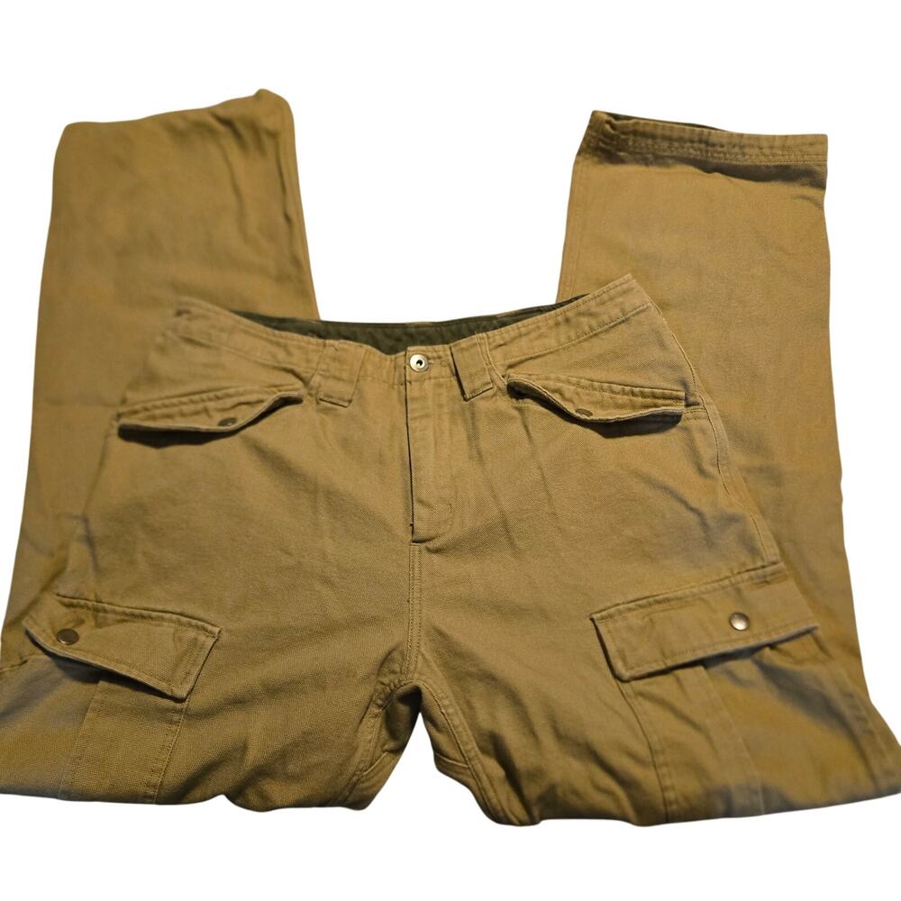 Duluth Trading Co. men's pants made from 100% cotton canvas in a 34x34 size